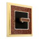 INTERRUPTEUR ROTATIF COLLECTION CRYSTAL DELUXE ART REAL GOLD